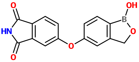(image for) MC080261 1H-Isoindole-1,3(2H)-dione, 5-[(1,3-dihydro-1-hydroxy-2,1-benzoxaborol-5-yl)oxy]-